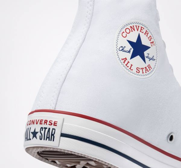 Converse Chuck Taylor All Star White Vysoké Tenisky Biele | CV-763UEL