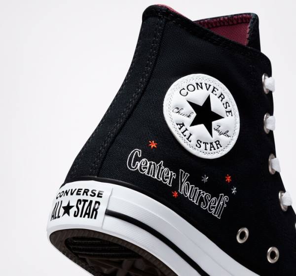 Converse Chuck Taylor All Star You Are On The Right Path Vysoké Tenisky Čierne Biele | CV-719UHF