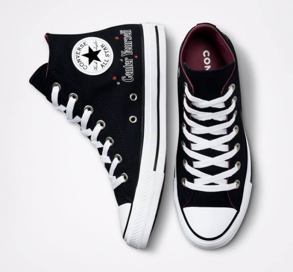 Converse Chuck Taylor All Star You Are On The Right Path Vysoké Tenisky Čierne Biele | CV-719UHF