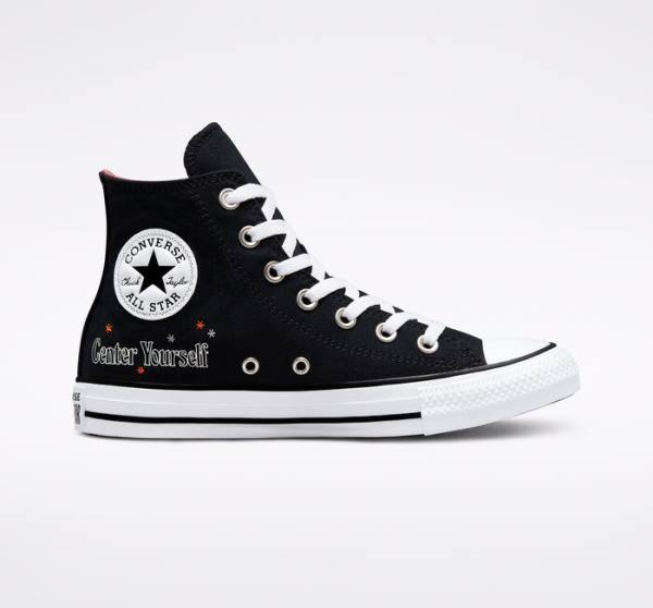 Converse Chuck Taylor All Star You Are On The Right Path Vysoké Tenisky Čierne Biele | CV-719UHF