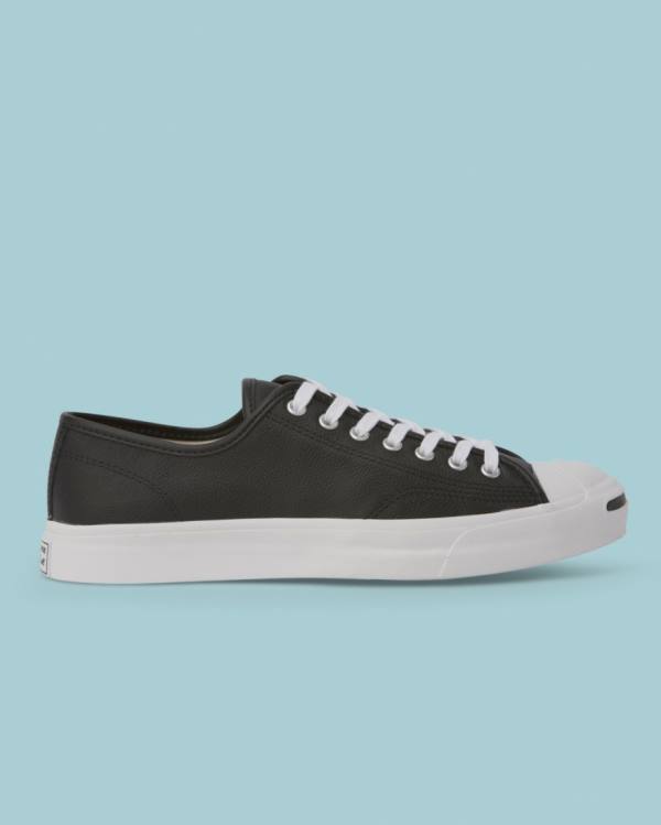 Converse Jack Purcell Foundational Kozene Nízke Tenisky Čierne | CV-596SQE