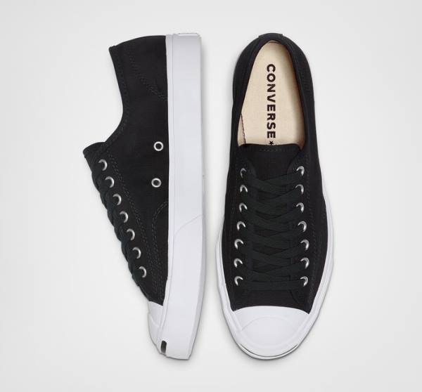 Converse Jack Purcell Platene Nízke Tenisky Čierne Biele | CV-287IHK