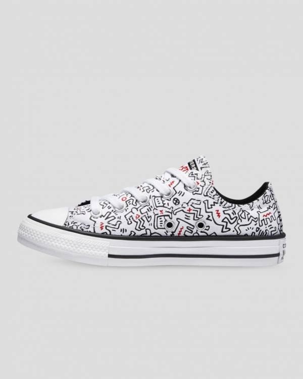 Converse Keith Haring Chuck Taylor All Star Nízke Tenisky Biele | CV-625QSJ