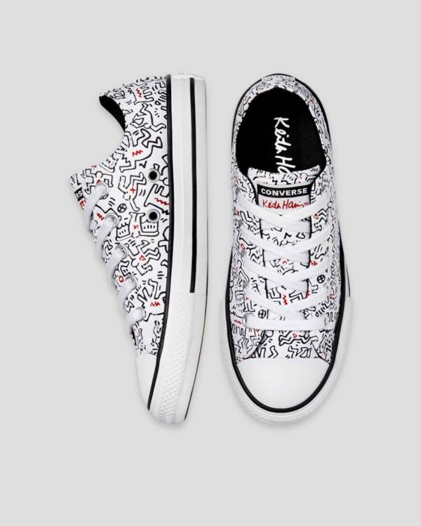 Converse Keith Haring Chuck Taylor All Star Nízke Tenisky Biele | CV-625QSJ