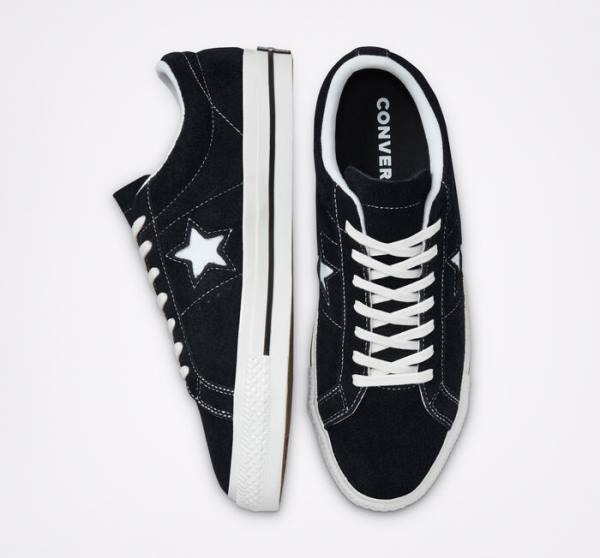 Converse One Star Nízke Tenisky Čierne Biele | CV-215ZAJ