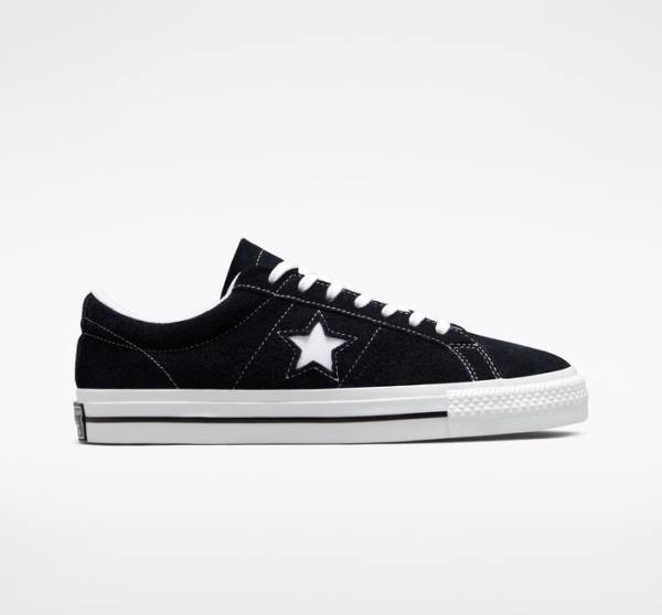 Converse One Star Nízke Tenisky Čierne Biele | CV-215ZAJ