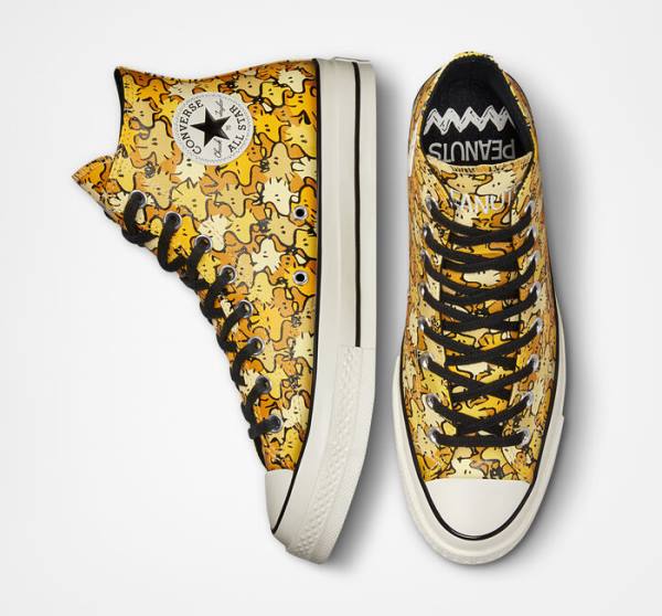 Converse Peanuts Chuck 70 Vysoké Tenisky Žlté Zlate | CV-537REK