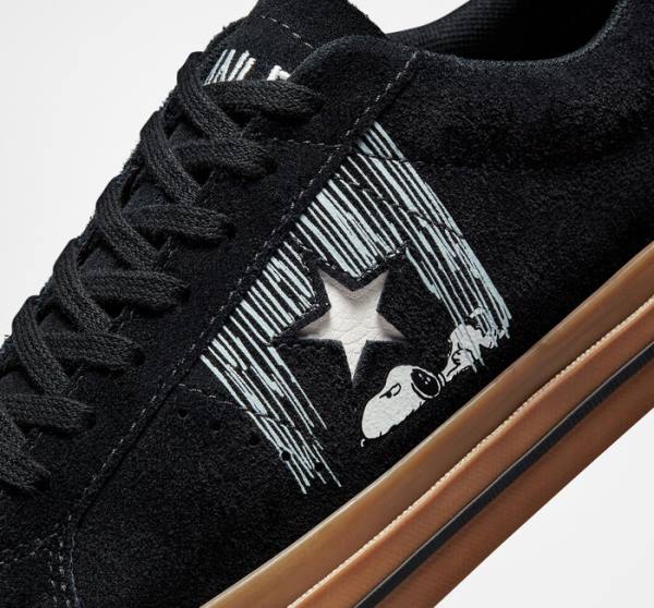 Converse Peanuts One Star Nízke Tenisky Čierne Oranžové | CV-598QWO