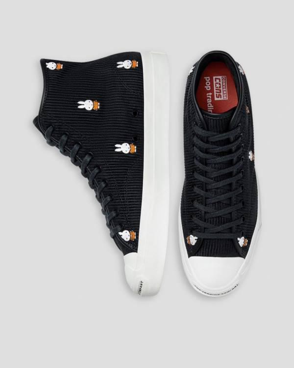 Converse Pop Trading Miffy Jack Purcell Pro Corduroy Vysoké Tenisky Čierne | CV-856BQK