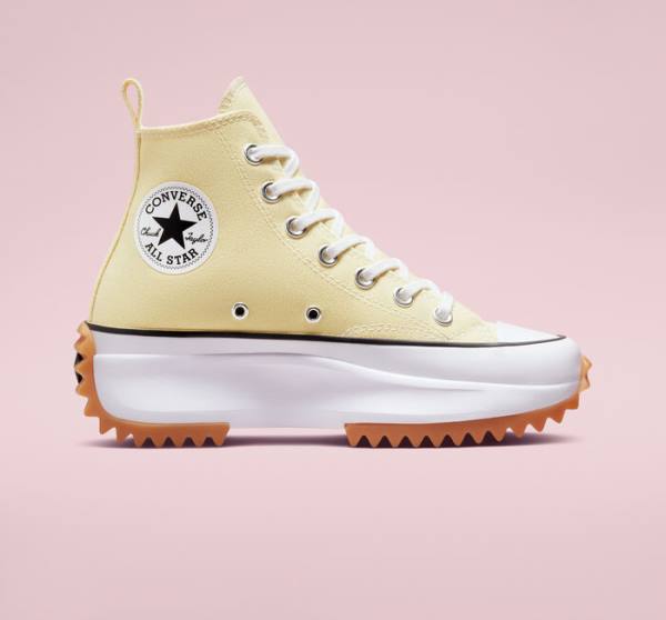 Converse Run Star Hike Platforme Seasonal Color Vysoké Tenisky Citrón Čierne Biele | CV-417YCV