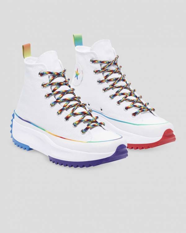 Converse Run Star Hike Pride Vysoké Tenisky Biele | CV-140BAM