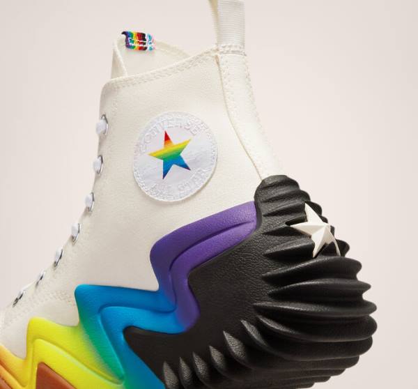 Converse Run Star Motion Platforme Pride Vysoké Tenisky Nachový | CV-106TDF