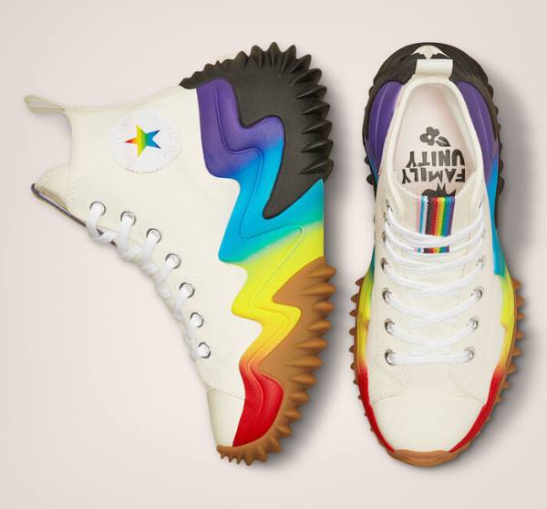 Converse Run Star Motion Platforme Pride Vysoké Tenisky Nachový | CV-106TDF