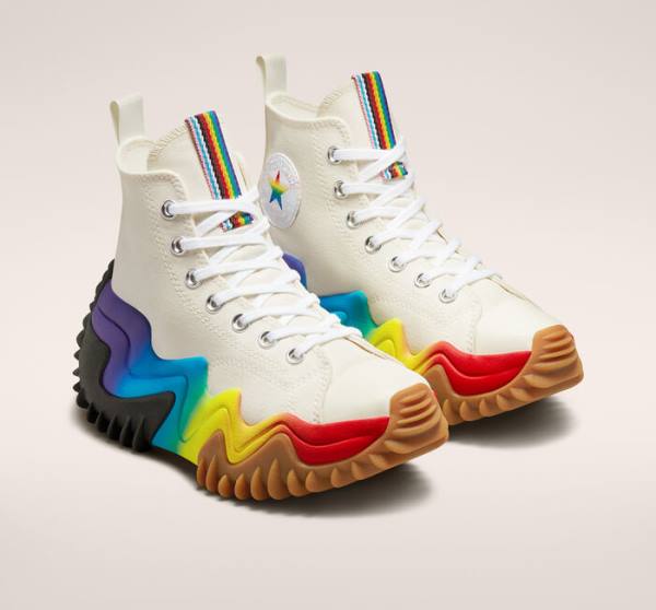 Converse Run Star Motion Platforme Pride Vysoké Tenisky Nachový | CV-531CQN