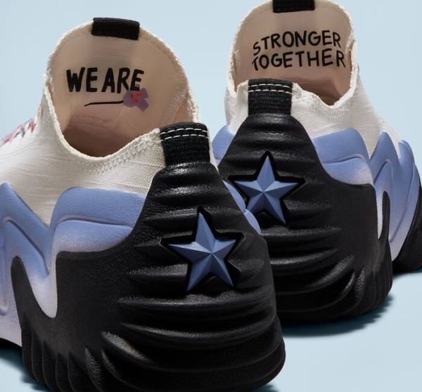 Converse Run Star Motion Platforme We Are Stronger Together Nízke Tenisky Indigo Čierne | CV-027QBU