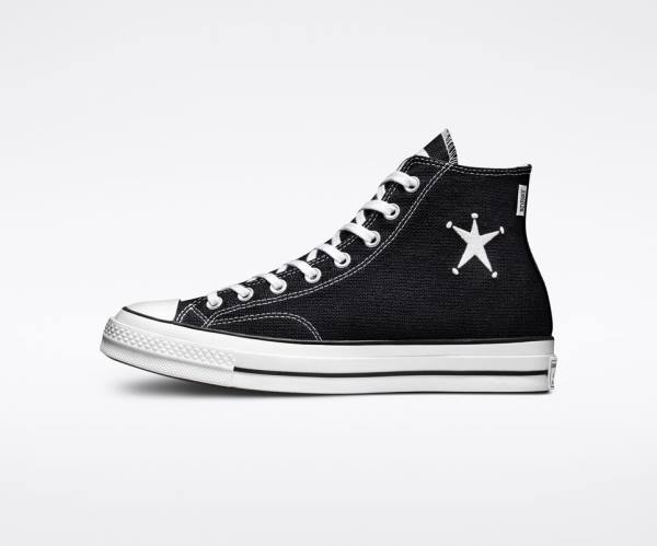 Converse Stussy Chuck 70 Vysoké Tenisky Čierne Biele | CV-014HDR