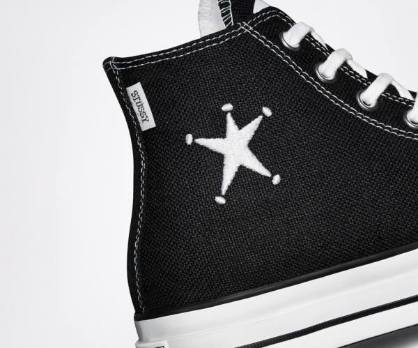 Converse Stussy Chuck 70 Vysoké Tenisky Čierne Biele | CV-014HDR