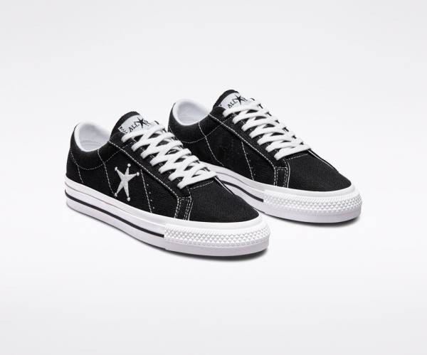 Converse Stussy One Star Nízke Tenisky Čierne Biele | CV-385RPL